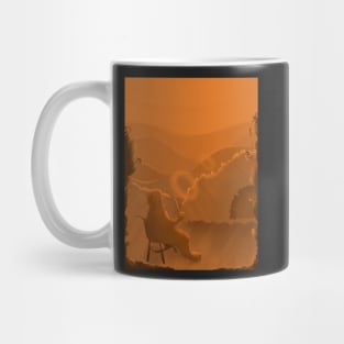 Bilbo Baggins chilling at Bagend - artprint Mug